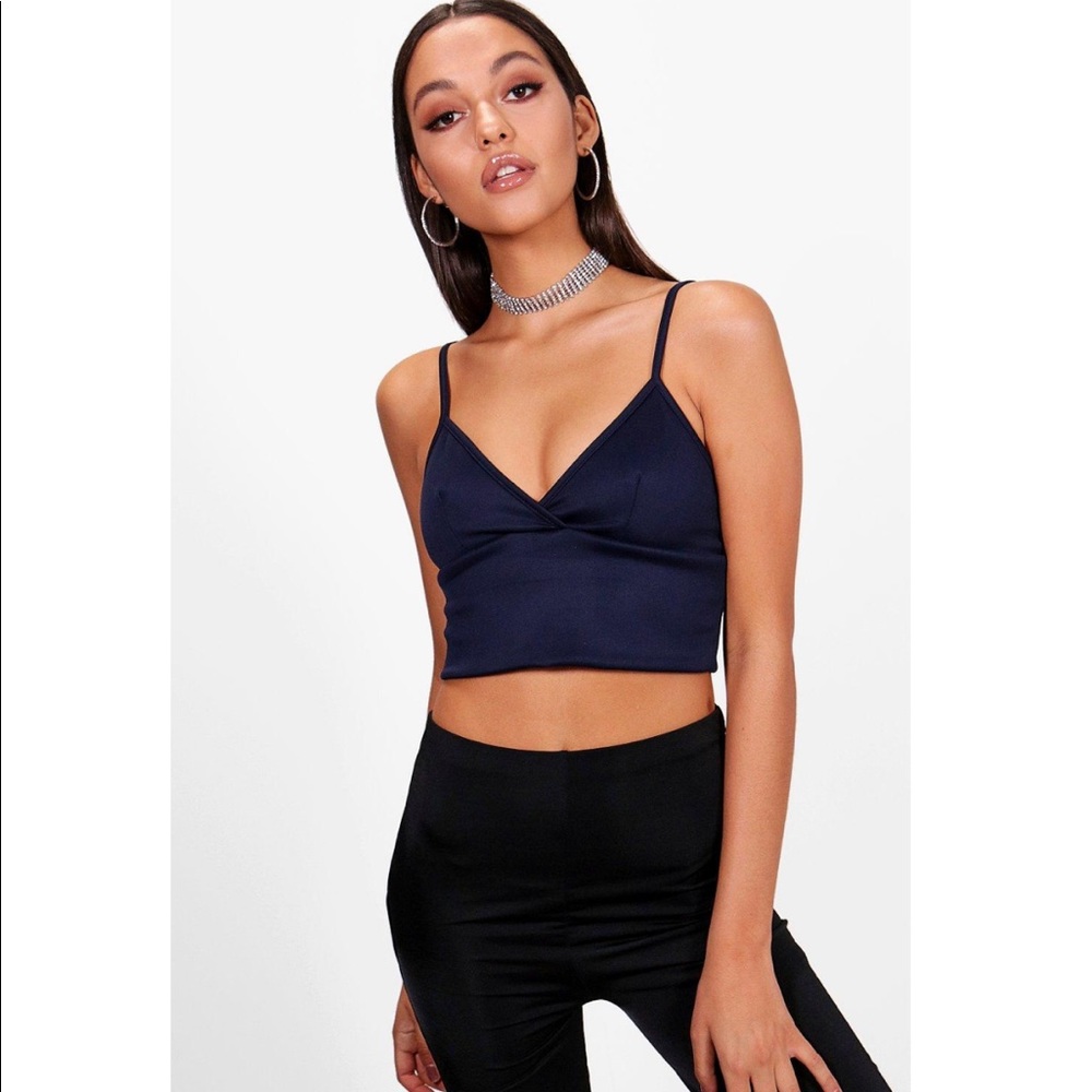 BOOHOO | Plunge Wrap Front Bralet